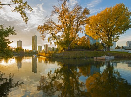 Goldener Herbsttag am Kaiserwasser von Verena Popp-Hackner