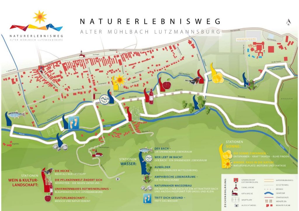 Erlebnisweg-Karte (C) Gemeinde Lutzmannsburg