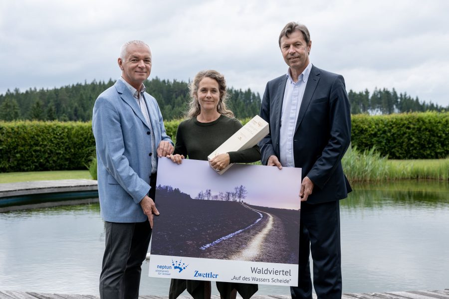 Privatbrauerei Zwettl: Neptun Staatspreis WasserKREATIV Waldviertel verliehen